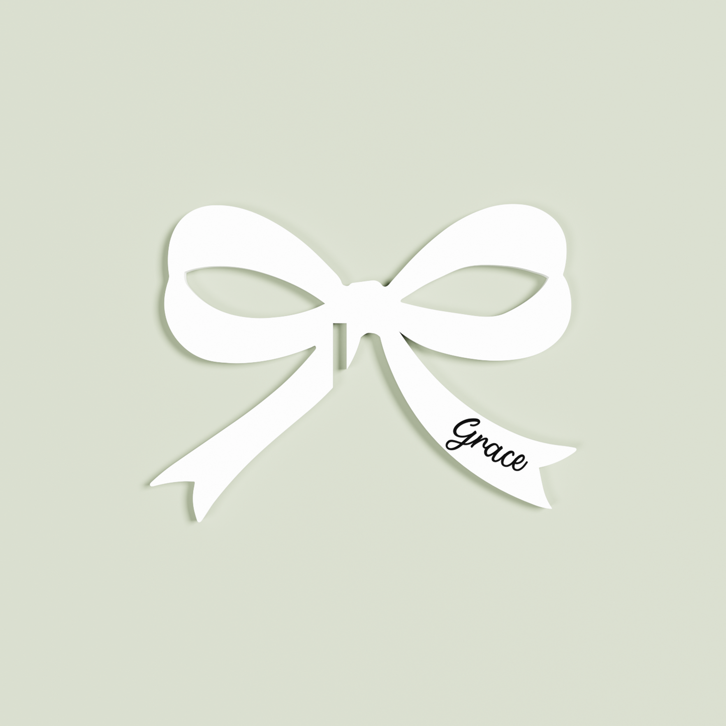 Audrey acrylic drink tag in white | Saint Sauvant Auckland NZ