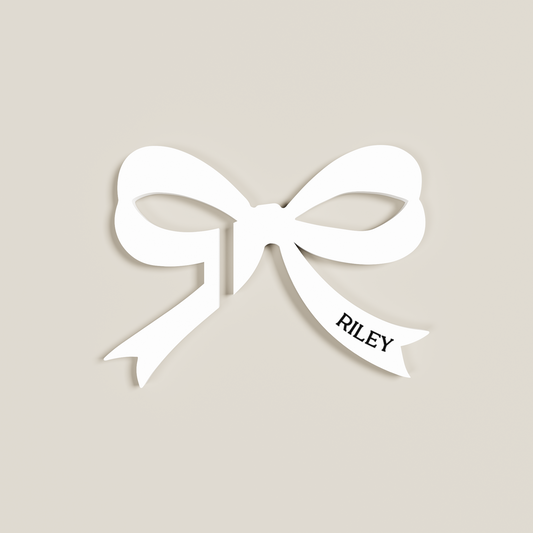 Riley acrylic drink tag in white | Saint Sauvant Auckland NZ