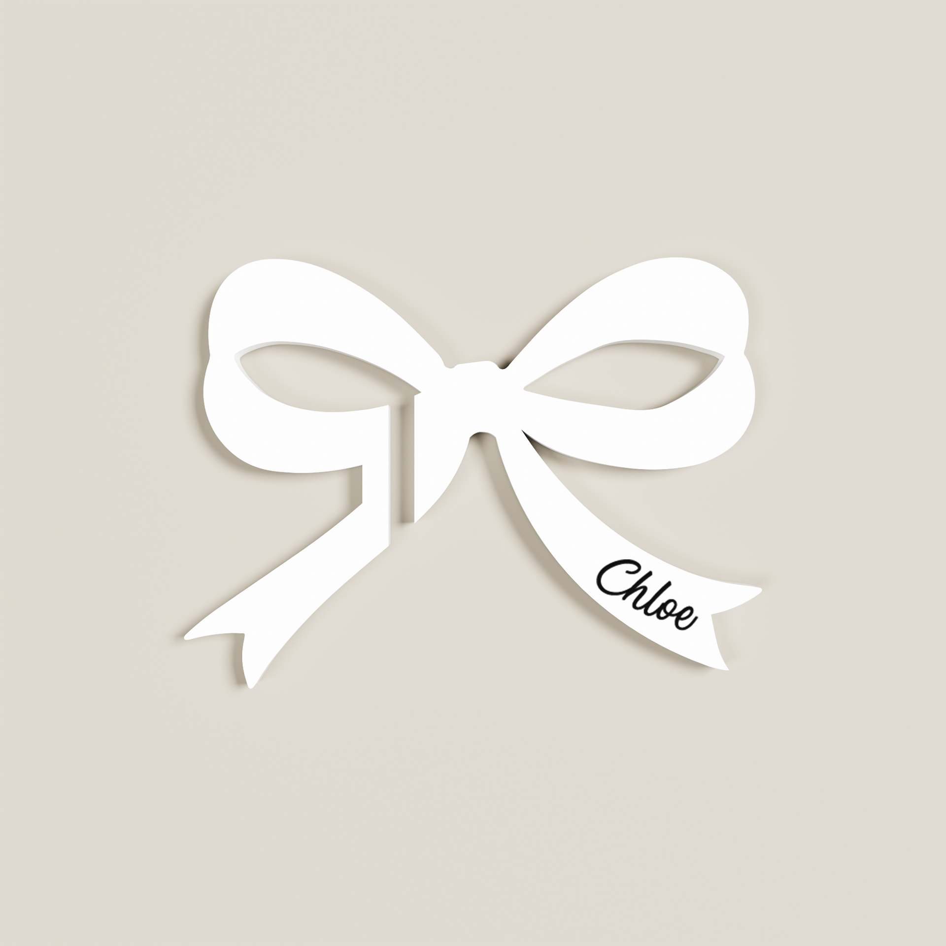 Bianca acrylic drink tag in light pink | Saint Sauvant Auckland NZ