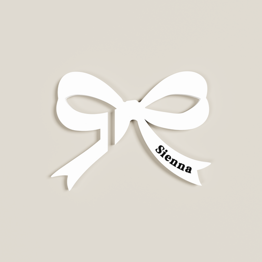 Poppy acrylic drink tag in white | Saint Sauvant Auckland NZ