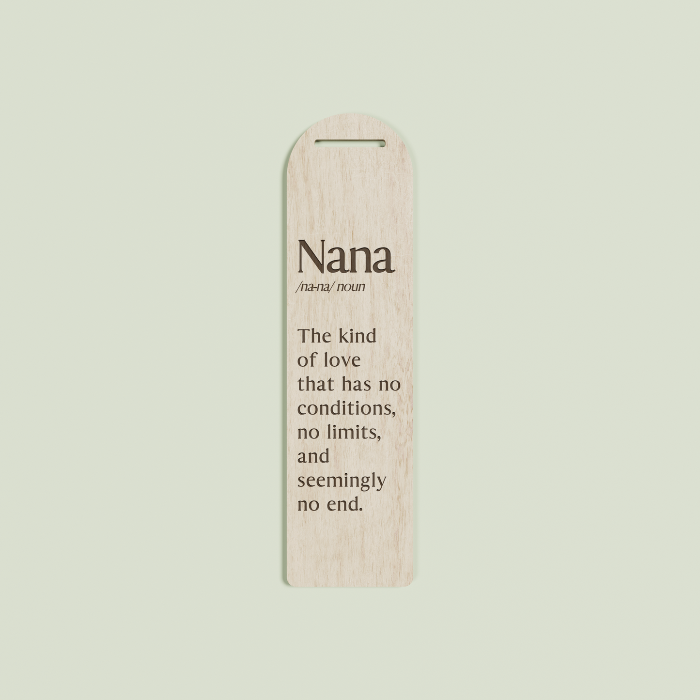 Rosmarino wooden bookmark with engraved text | Saint Sauvant Auckland NZ