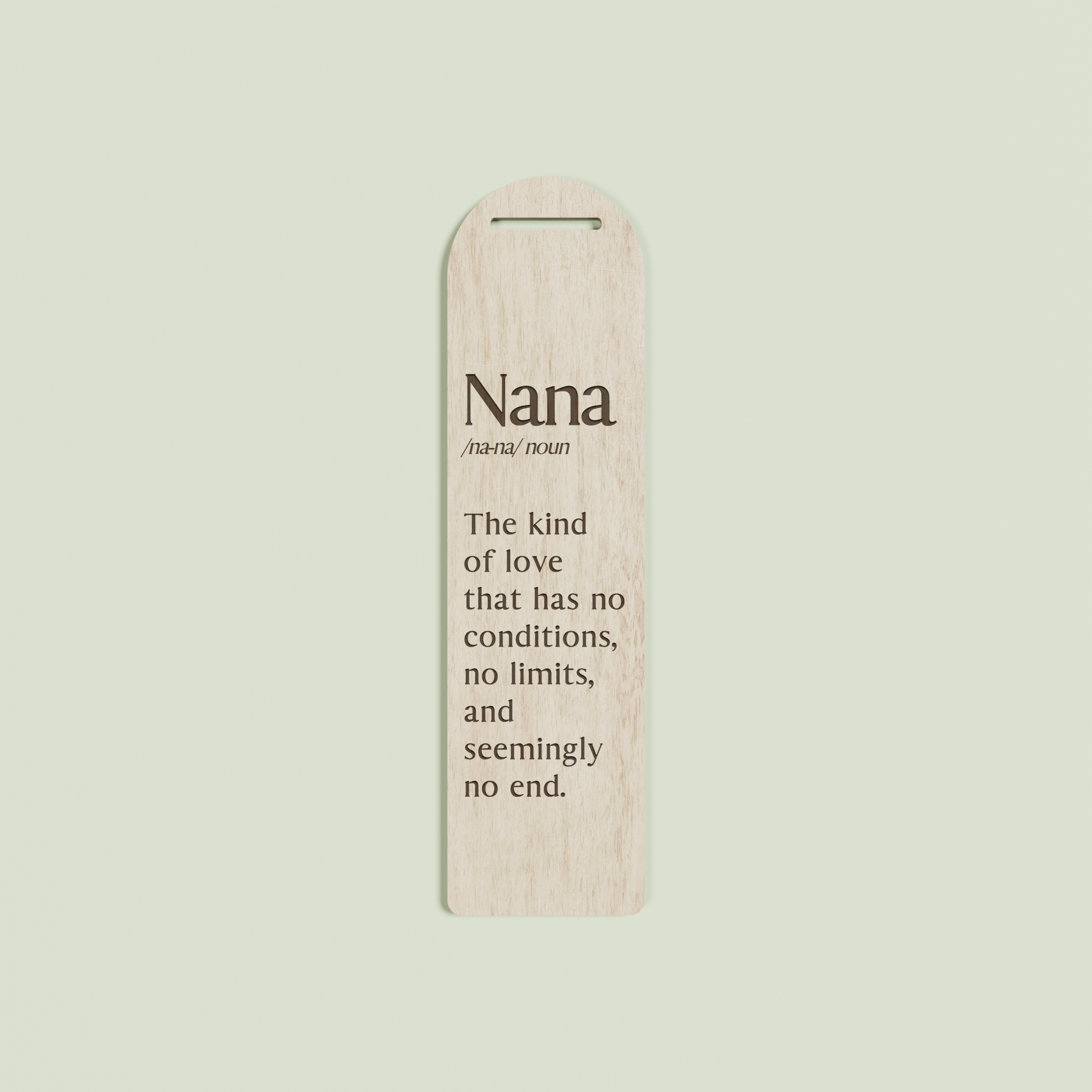 Rosmarino wooden bookmark with engraved text | Saint Sauvant Auckland NZ